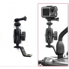 Крепление TUYU для мотоцикла на зеркало  для экшен камер GoPro и др.